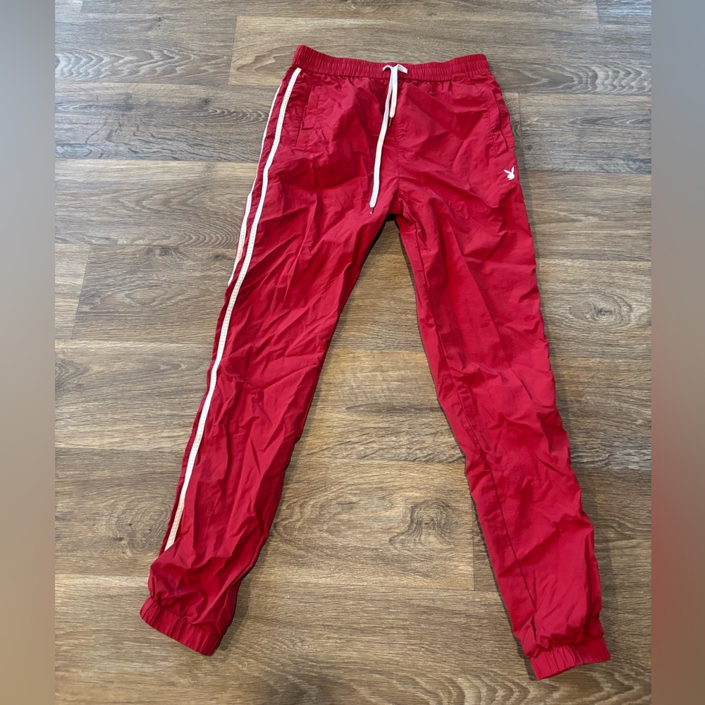 PLAYBOY by PacSun Red Track Pants – Men’s Size Small